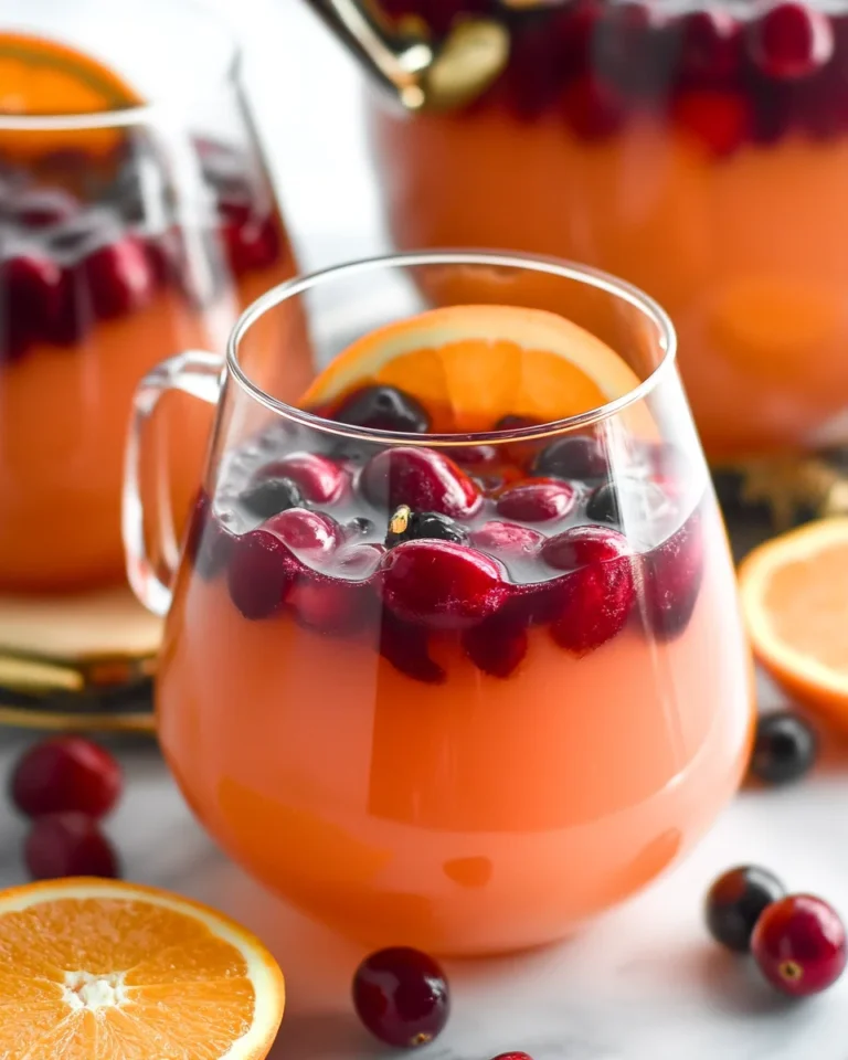 Cranberry Orange Margarita Sangria