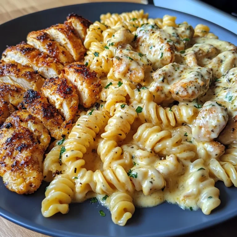 Creamy Cajun Chicken Rotini with Velveeta Parmesan Sauce