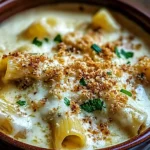 Decadent Creamy Alfredo Lasagna Soup