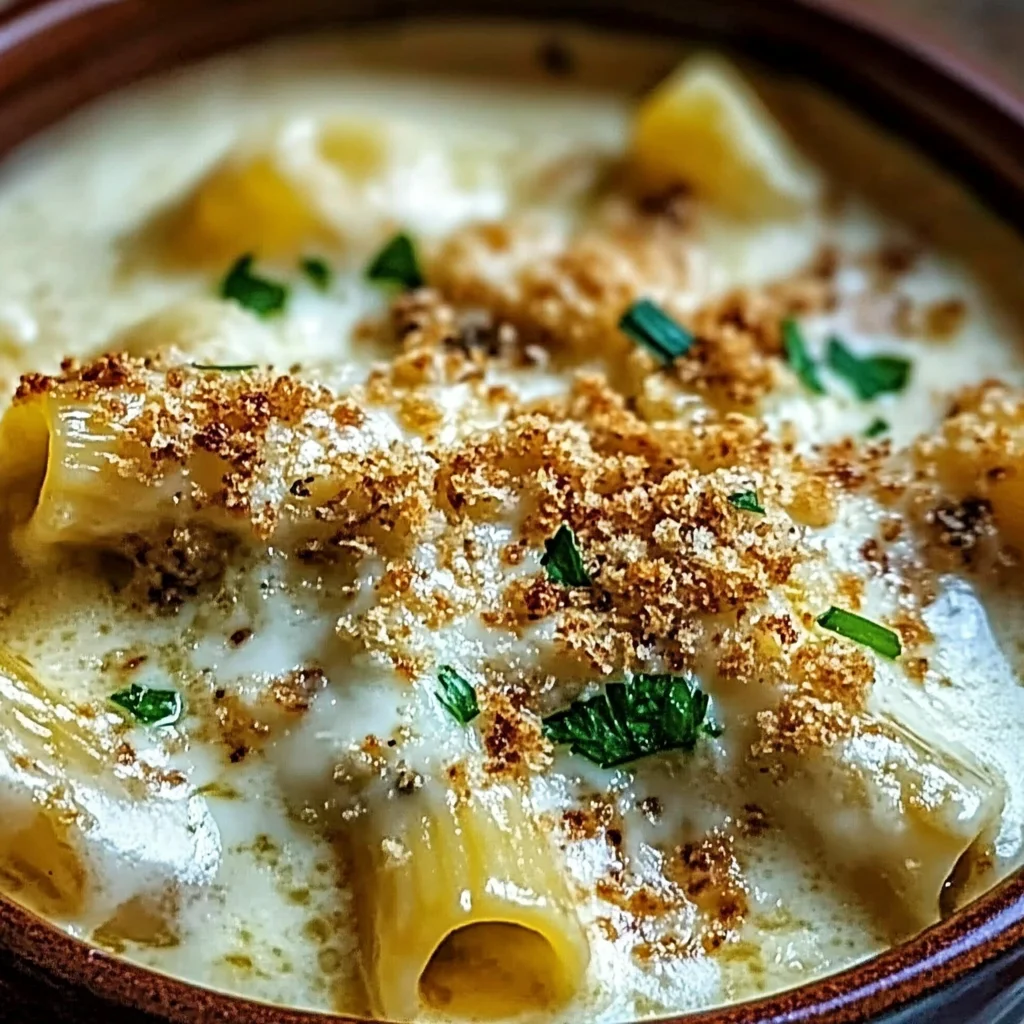 Decadent Creamy Alfredo Lasagna Soup