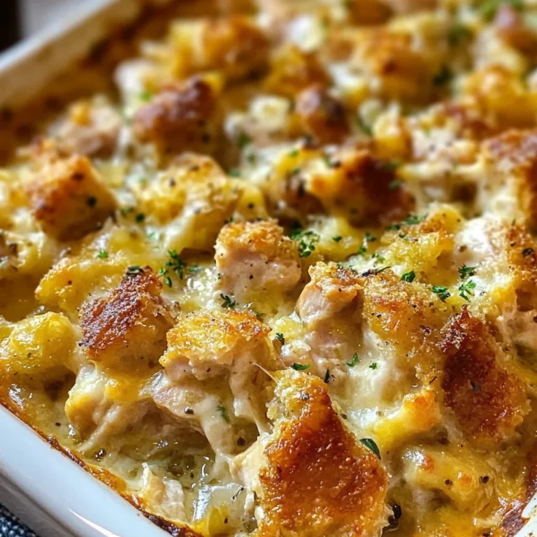 Dolly's Chicken and Stuffing Casserole