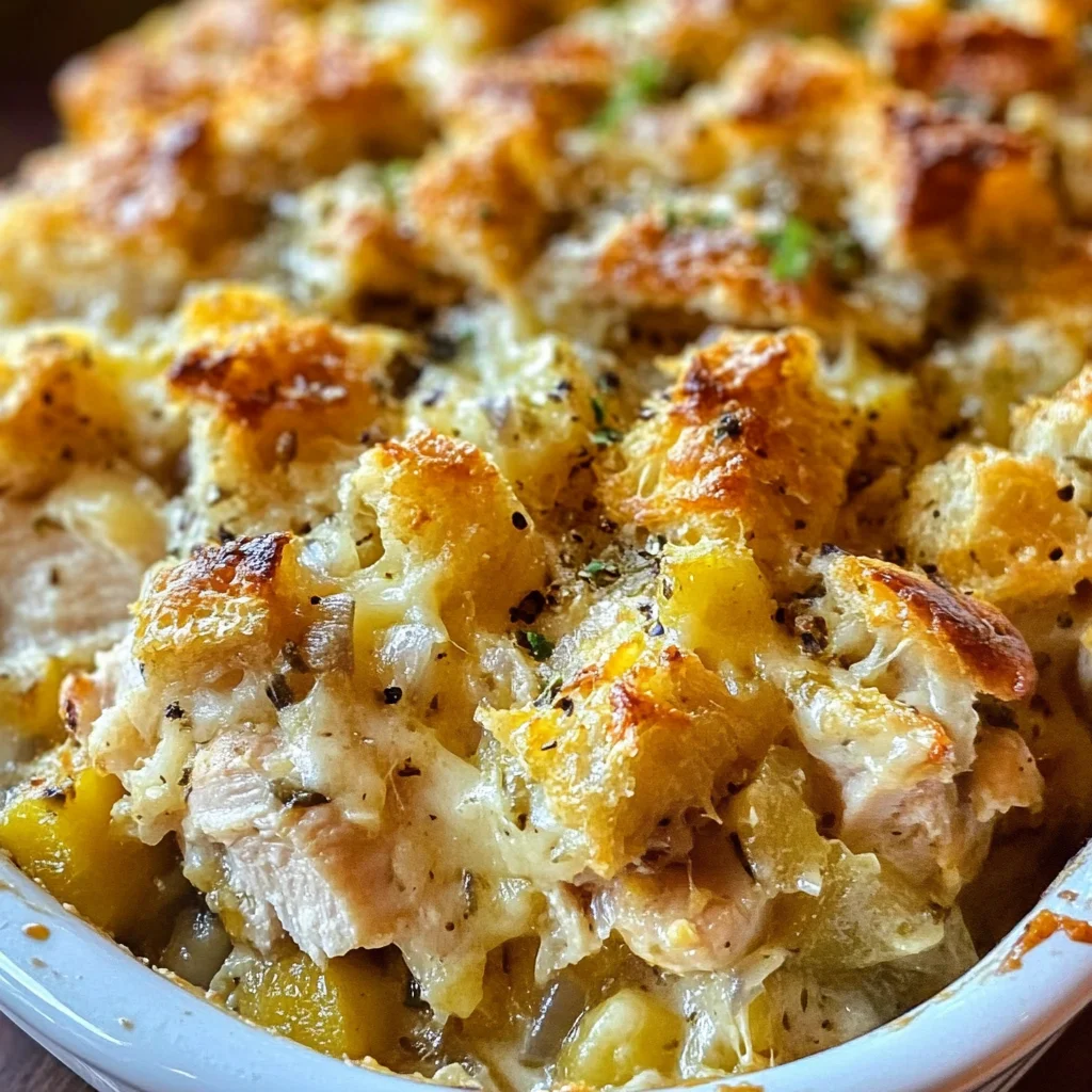Dolly's Chicken and Stuffing Casserole