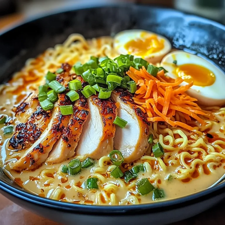 Fiery Chicken Ramen : Bold & Comforting