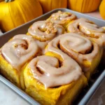 Homemade Pumpkin Chai Cinnamon Rolls
