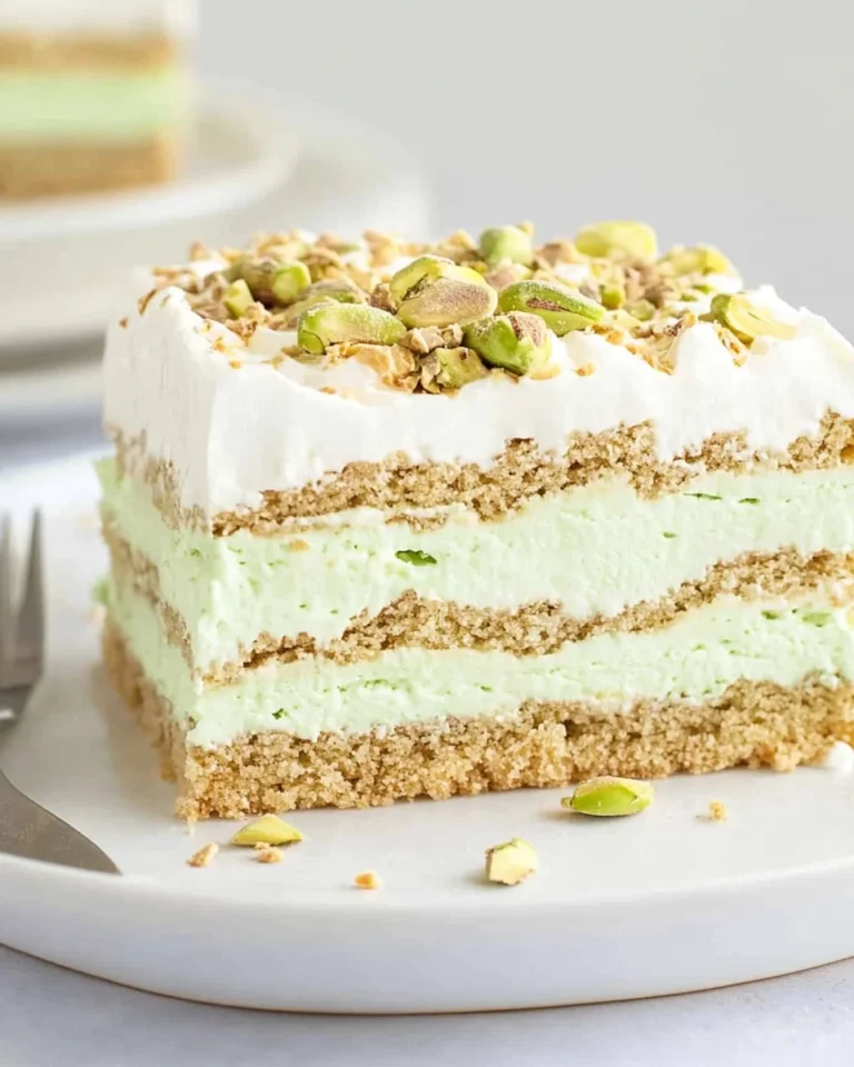 Pistachio Icebox Cake