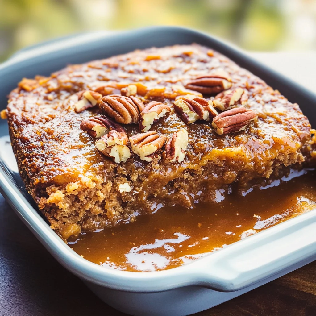Pumpkin Pecan Cobbler