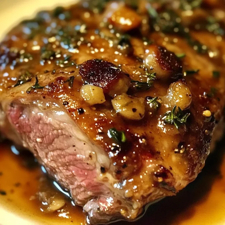 Roasted Lamb Leg with Honey-Dijon Glaze