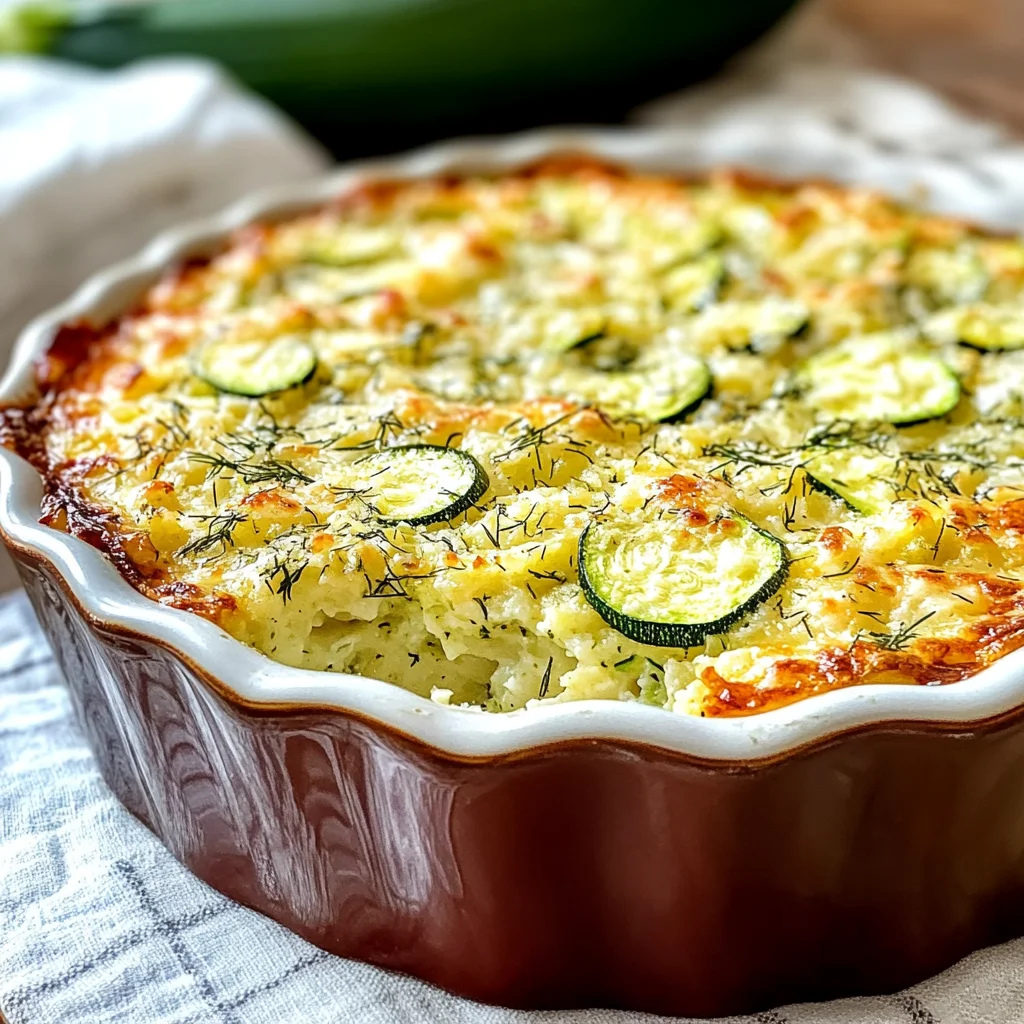 Simple Zucchini Dill Casserole - theamazingfood