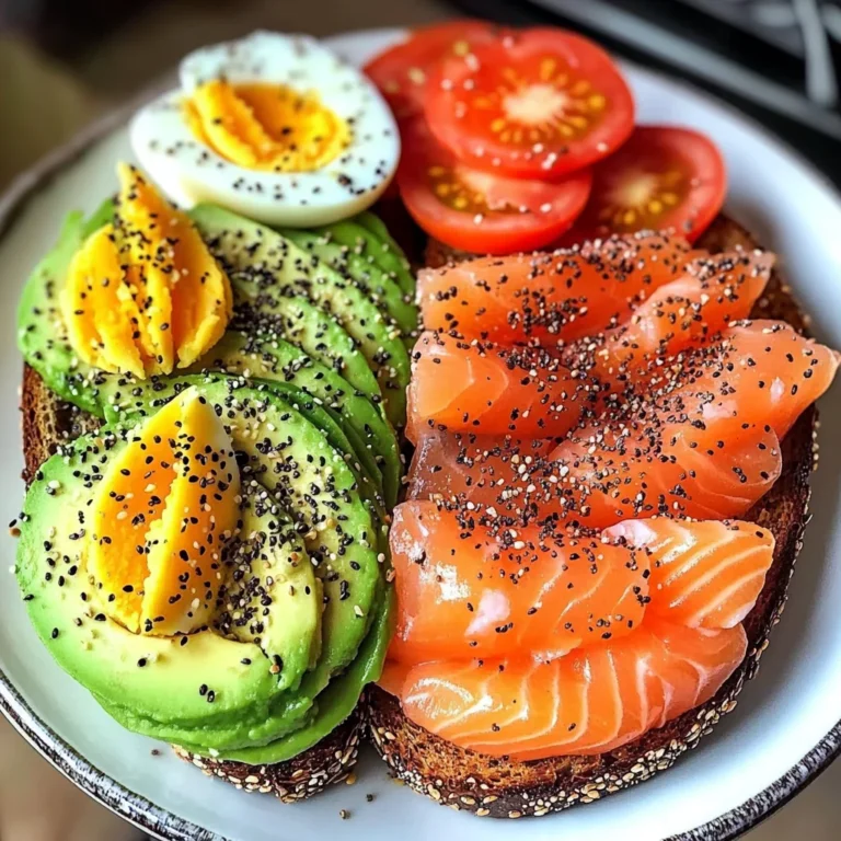 Smoked Salmon & Avocado Toast Power Plate