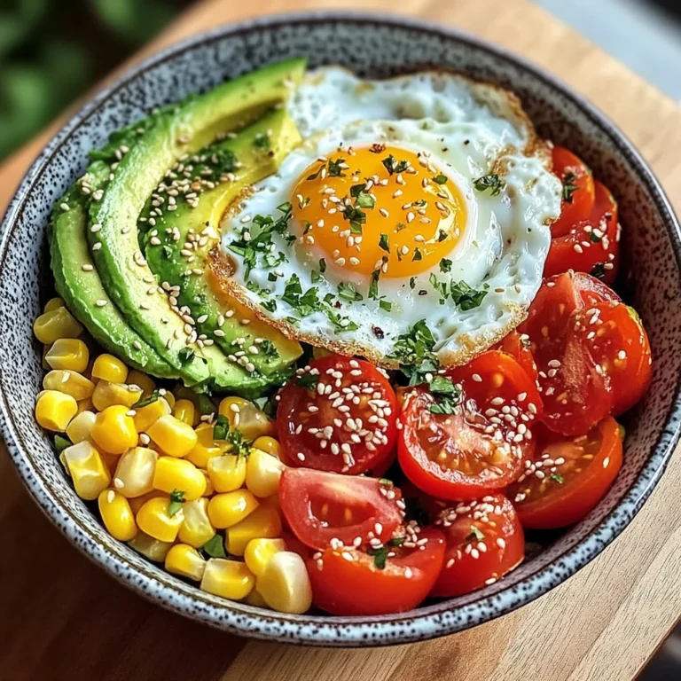 Sunshine Veggie & Egg Bowl