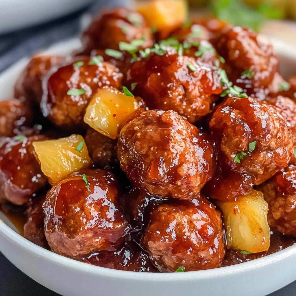 Sweet chili Meatballs Crockpot Recipe