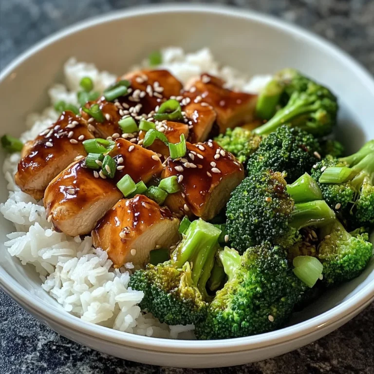 Teriyaki Chicken Bowl with Broccoli & Rice