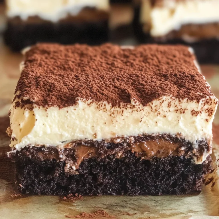 Tiramisu Brownies