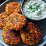 Ultimate Mediterranean Lemon Chickpea Patties with Yogurt Sauce