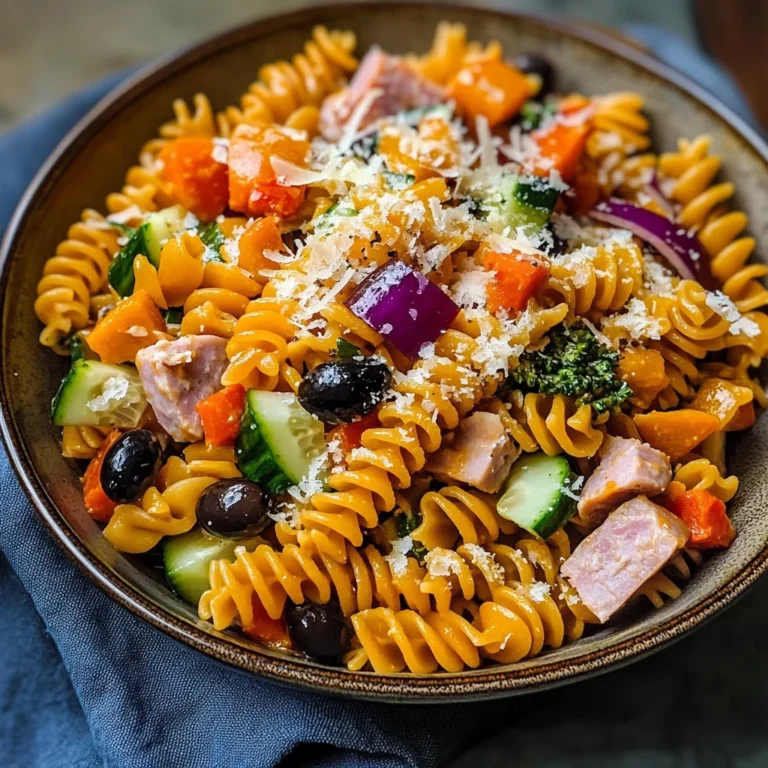 UpChuckin' Pumpkin Loaded Pasta Salad