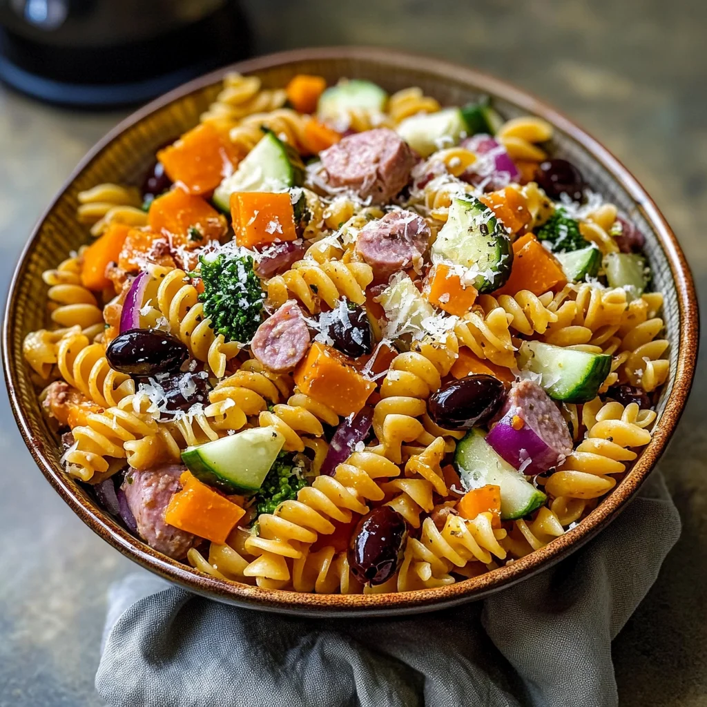 UpChuckin' Pumpkin Loaded Pasta Salad