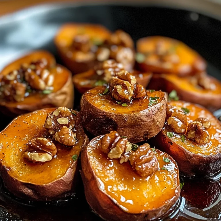 Walnut Maple Roasted Sweet Potatoes