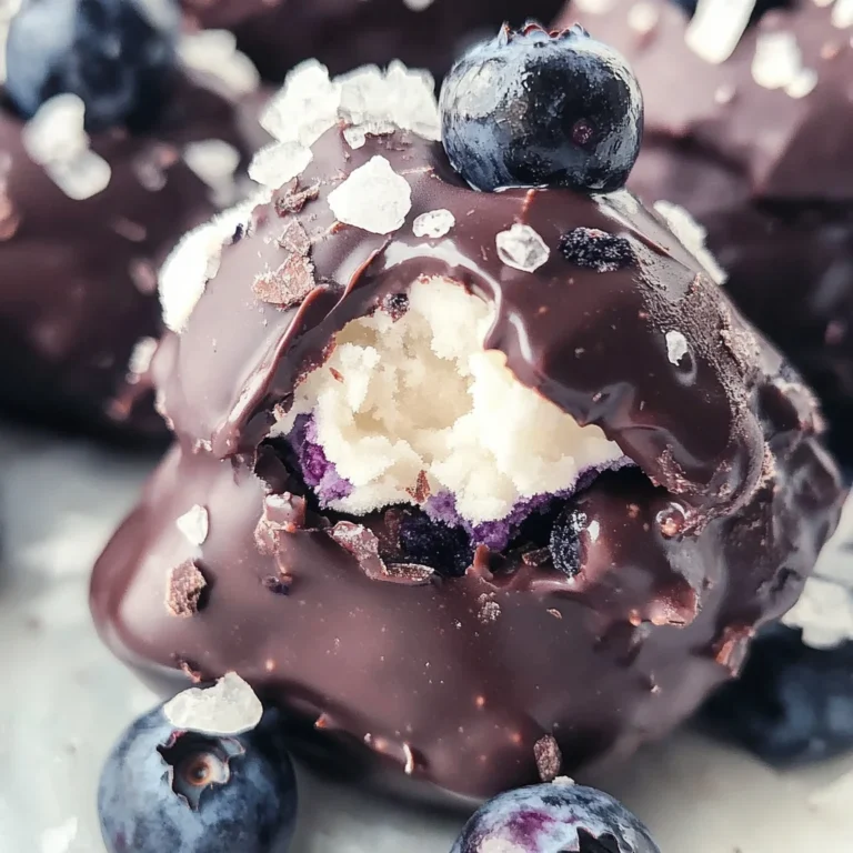 Wholesome Frozen Blueberry Yogurt Clusters