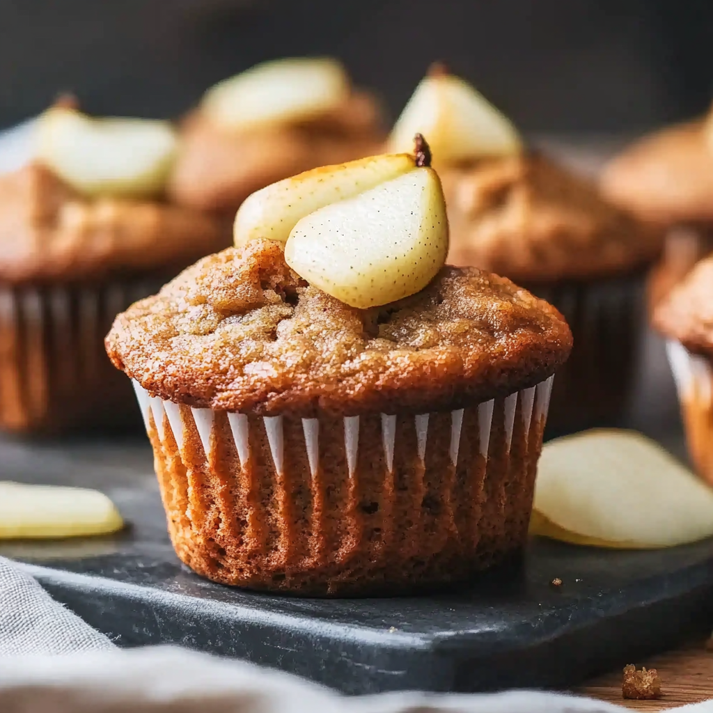 Spiced Pear Muffins Recipe