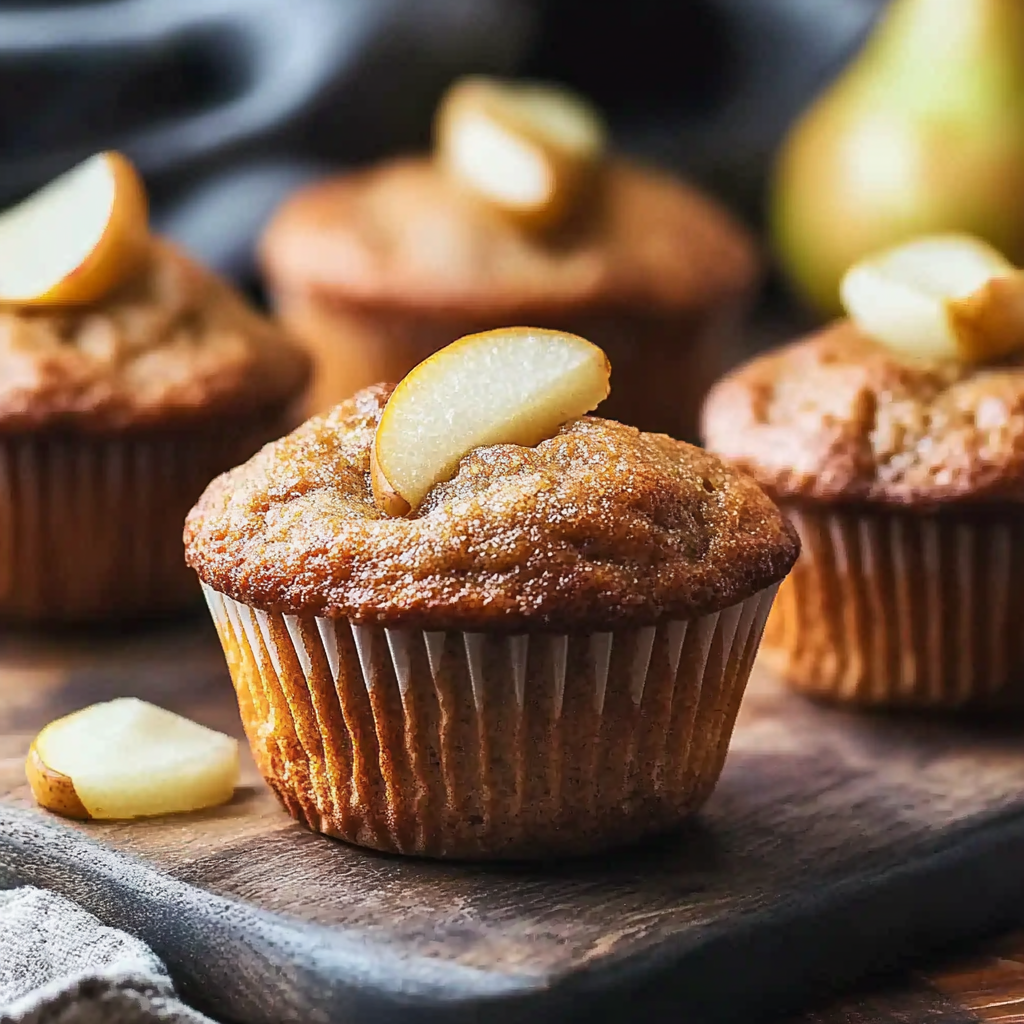 Spiced Pear Muffins Recipe