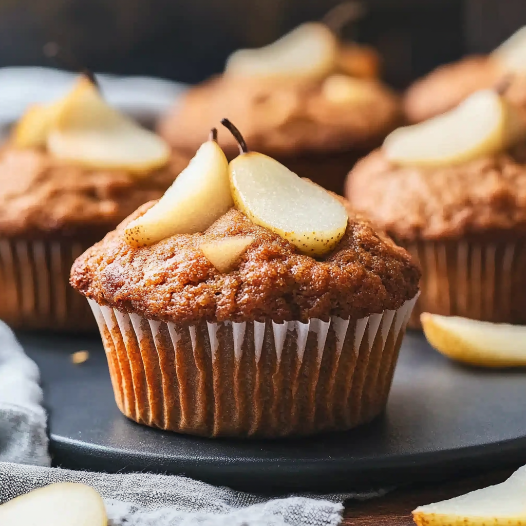 Spiced Pear Muffins Recipe
