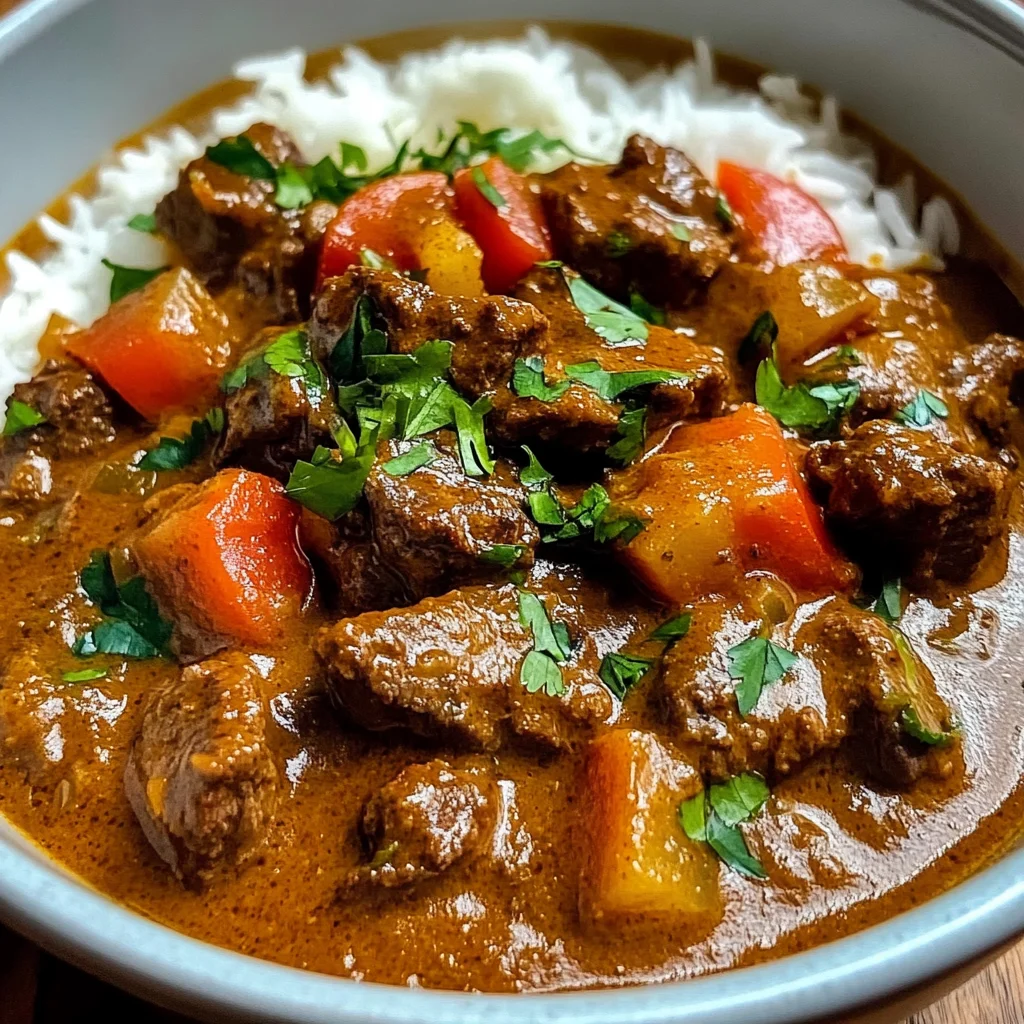 Beef Curry with Spiced Coconut Milk Recipe
