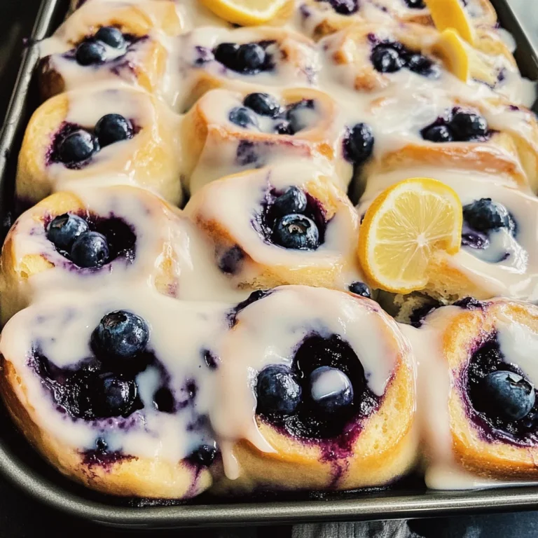 Blueberry Lemon Sweet Rolls