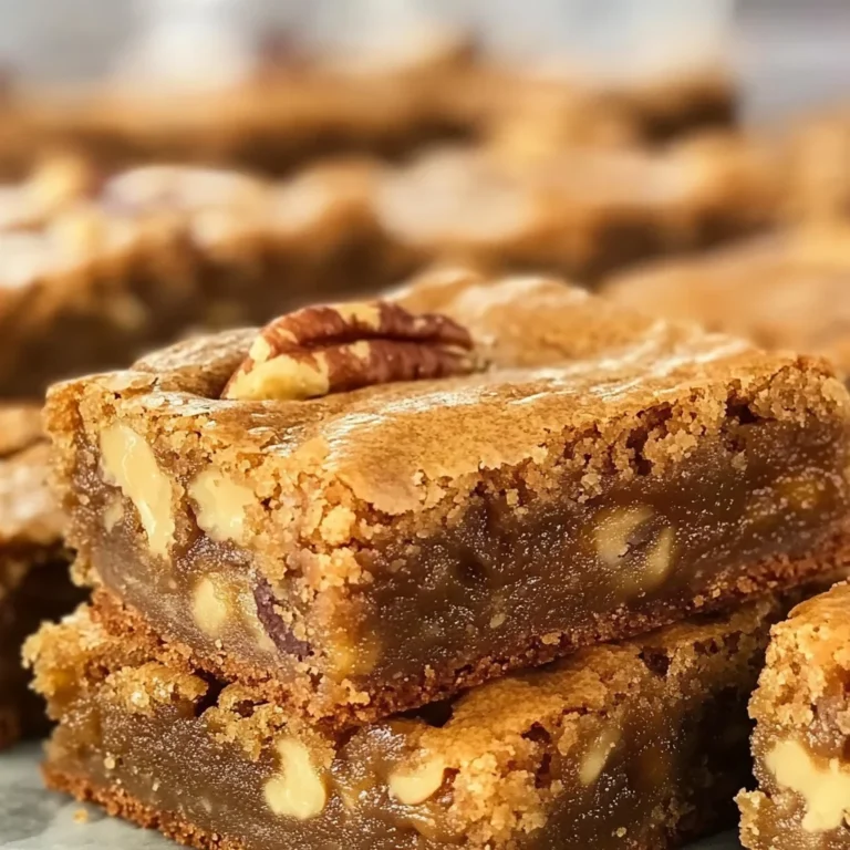 Butterscotch Blondies