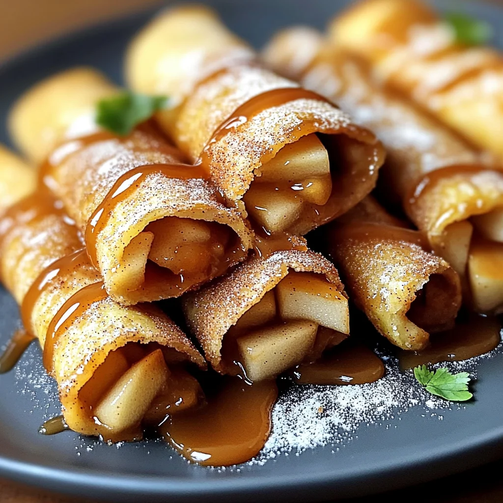 Caramel Apple Taquitos