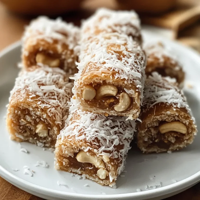 Cashew Coconut Date Rolls