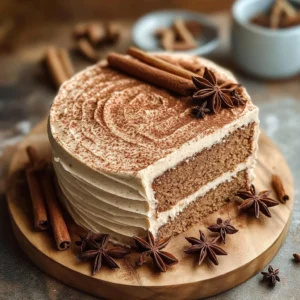 Chai Cake with Cinnamon Cream Cheese Frosting Recipe