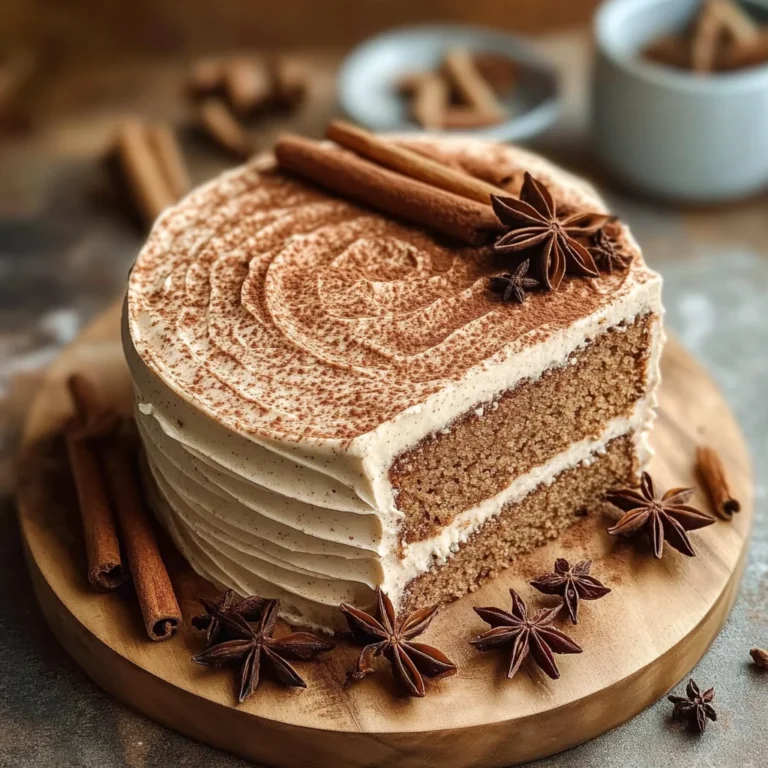 Chai Cake with Cinnamon Cream Cheese Frosting Recipe