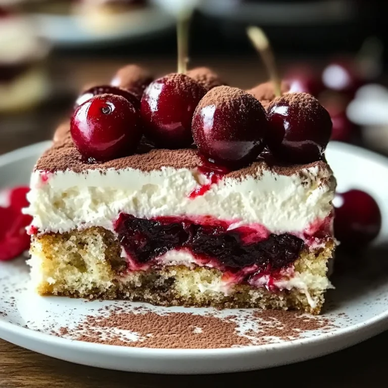 Cherry Amaretto Tiramisu