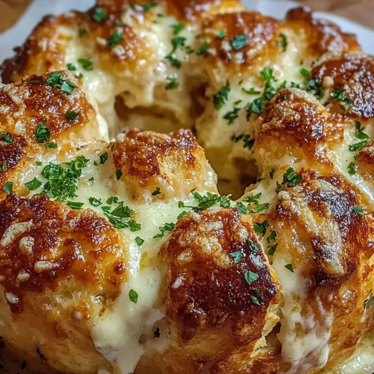 Chicken Alfredo Monkey Bread