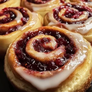 Cranberry Orange Cinnamon Rolls