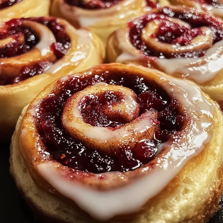 Cranberry Orange Cinnamon Rolls