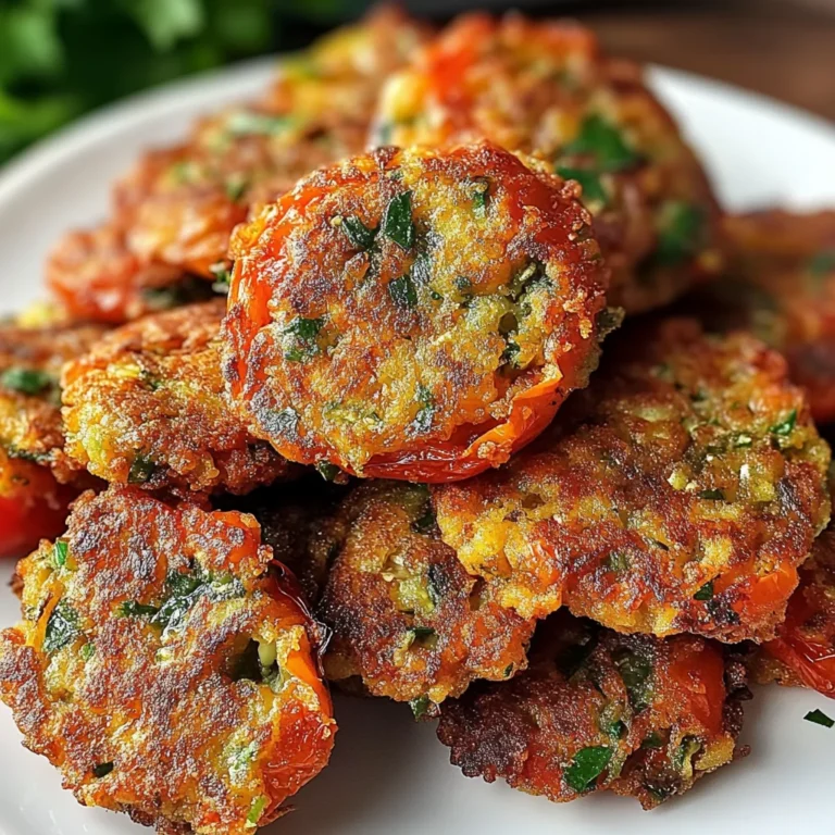 Crispy Greek Tomato Herb Fritters