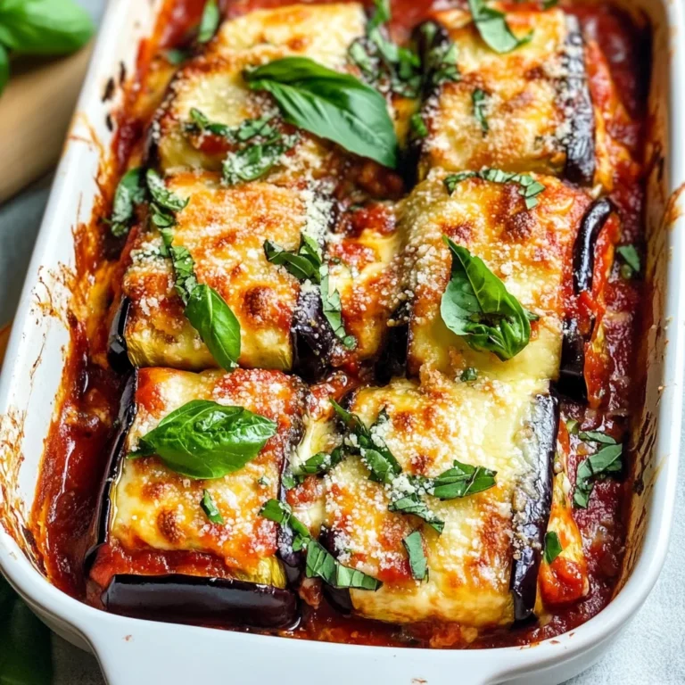 Eggplant Rollatini Casserole