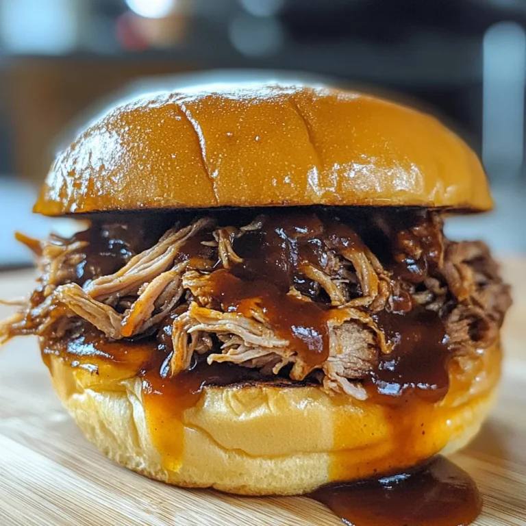 Fall-Apart 2 lb BBQ Pulled beef Sandwiches Taste Amazing