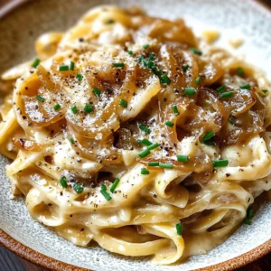 French Onion Pasta
