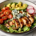 Fresh Honey Mustard Chicken Chopped Salad - theamazingfood