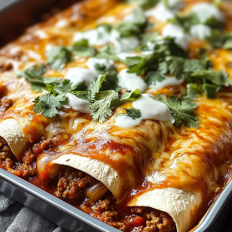 Ground Beef Enchiladas
