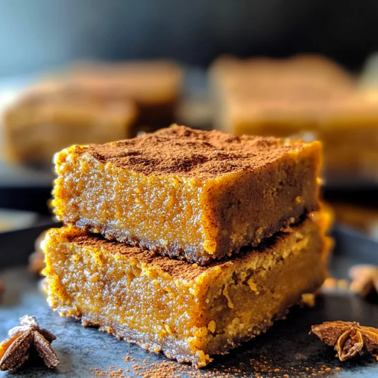 Healthy Pumpkin Bars