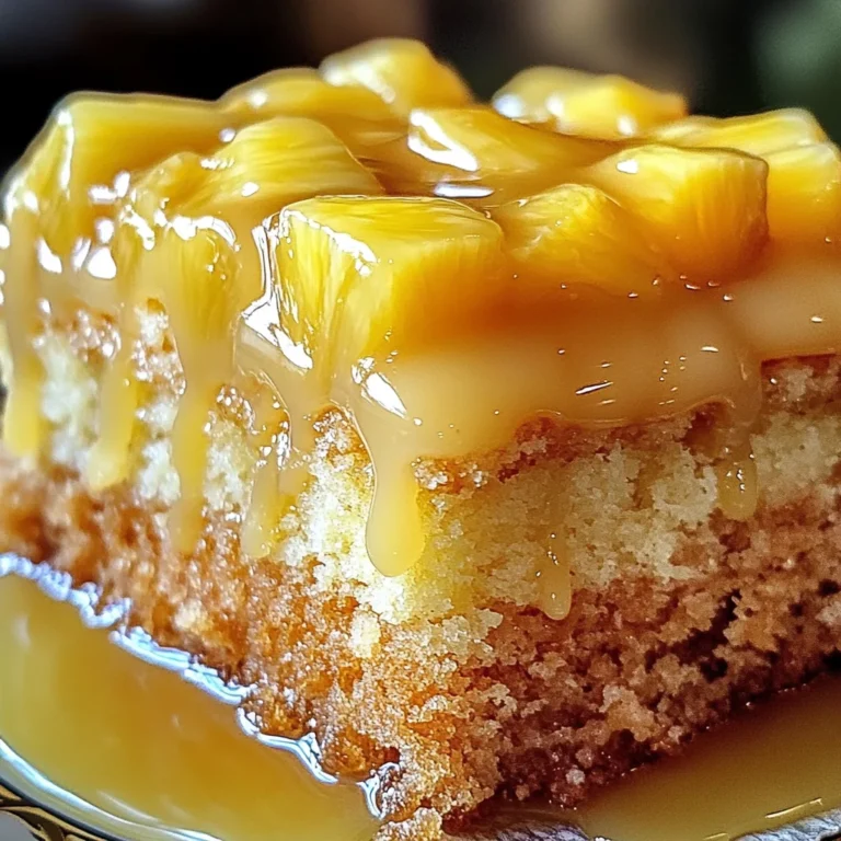 Juicy Pineapple Heaven Cake