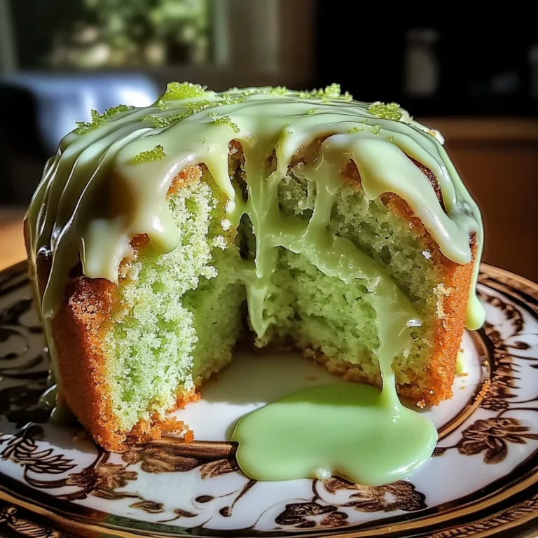 Key Lime Cream Cheese Pound Cake