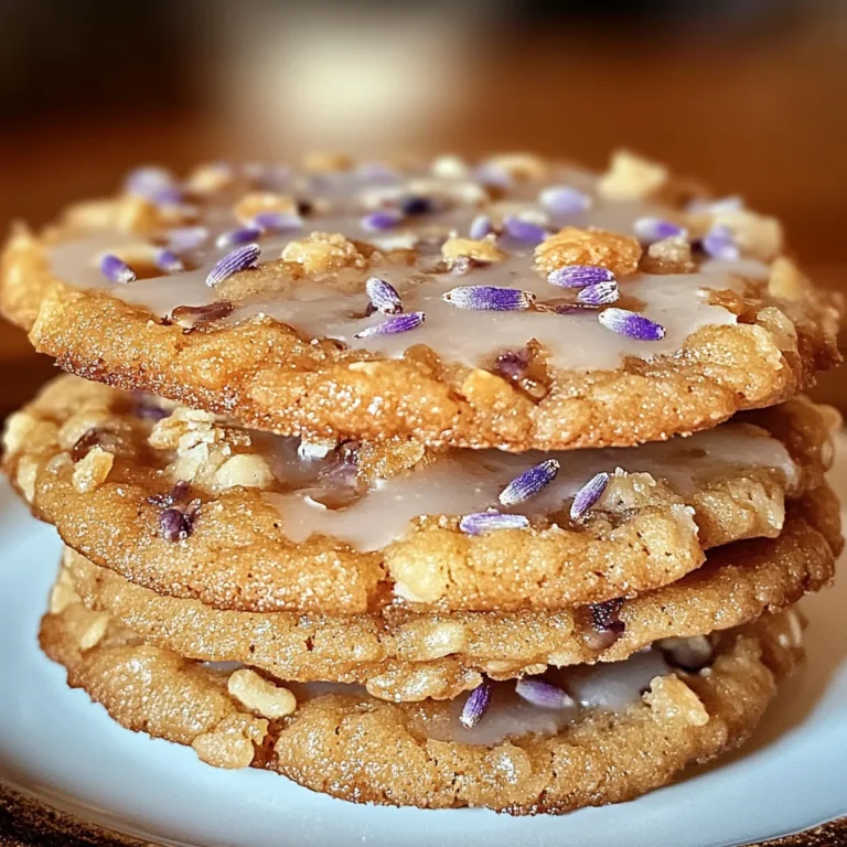Lavender Honey Crunch Cookies