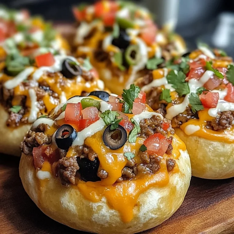 Loaded Taco Pizza Bombs Queso