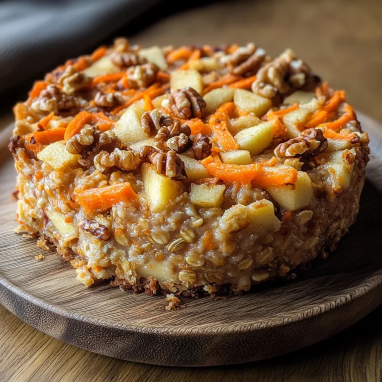 Oatmeal, apple and carrots: A sugar-free delight awaits!