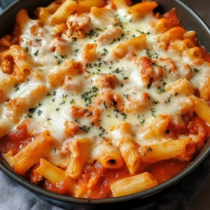 One Pot Chicken Parmesan Pasta