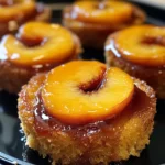 Peach Upside-Down Mini Cakes